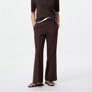 Uniqlo Dark Brown Flare Pants